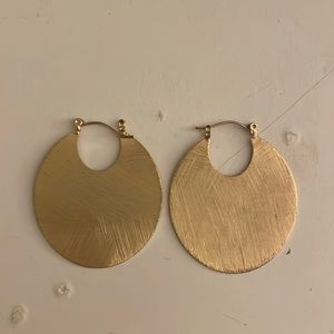 Anthropologie Gold Plated Earring